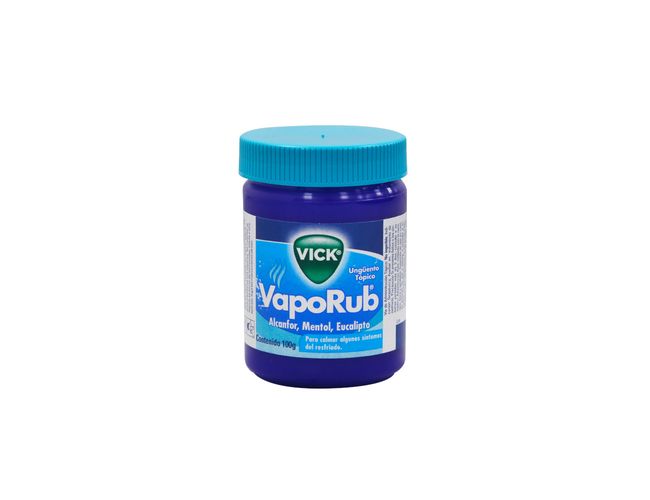 Vick vaporub alcanfor mentol eucalipto
